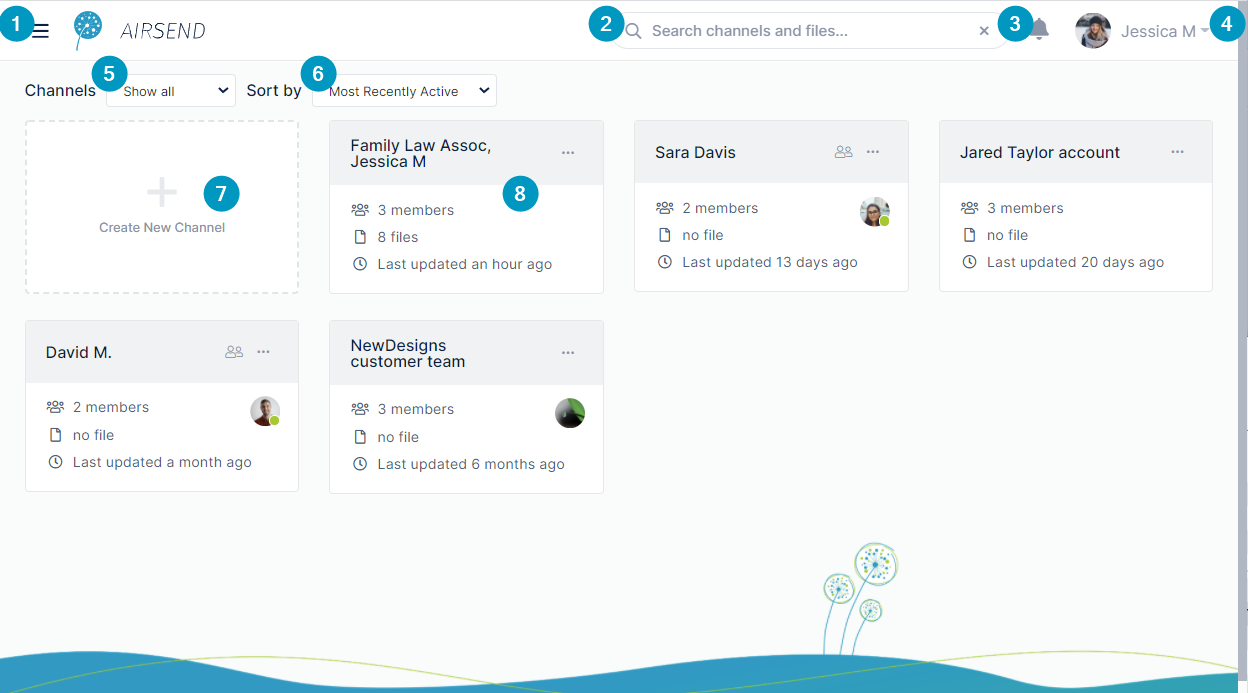 AirSend Dashboard