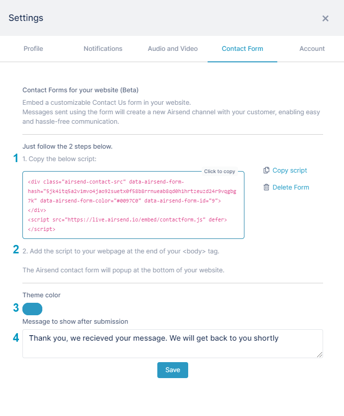 Setting up an AirSend account - AirSend - FileCloud Support