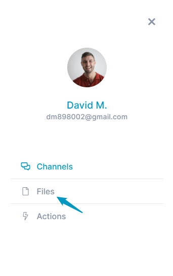 Channel/File Navigation Pane