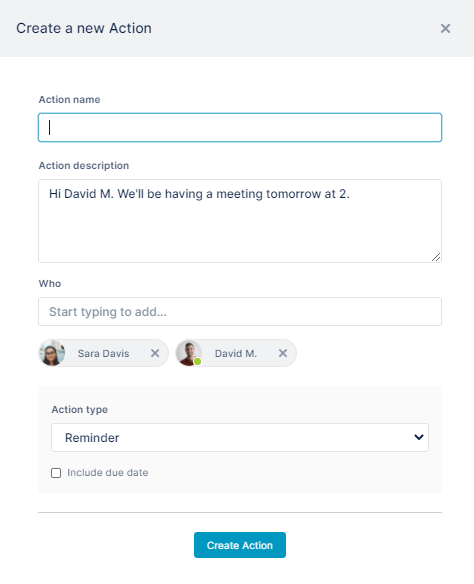 AirSend > Creating actions from messages > AS_Create_New_Action_Dialog_Box.png