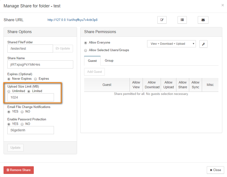 20.1 User Portal Documentation > 20.1 Upload Size Limit Option > 2017-07-21_181459.png