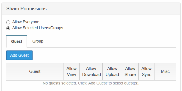 20.1 User Portal Documentation > 20.1 Share a Folder with Existing Users > ShareFolderPrivate_FCUsers.png