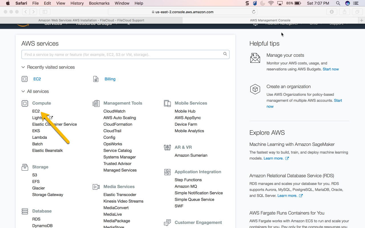 FileCloud on AWS User Deployment Guide FileCloud Docs