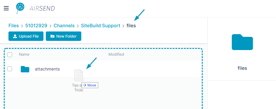 AirSend > Managing files and folders in Files view > ASAddFile.png