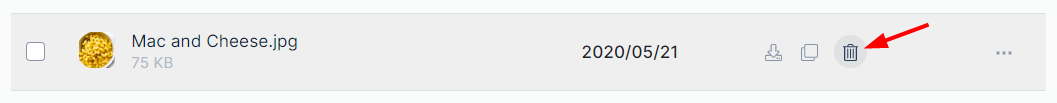 AirSend > Managing files and folders in Files view > ASdelete.png
