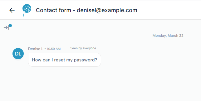 Channel created from contact us form Channel created from contact us form